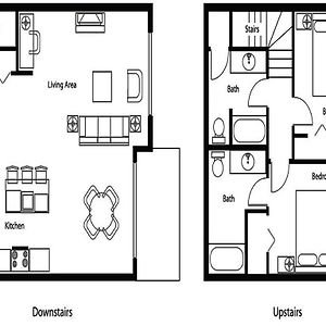 Two-Bedroom Suite Split Level